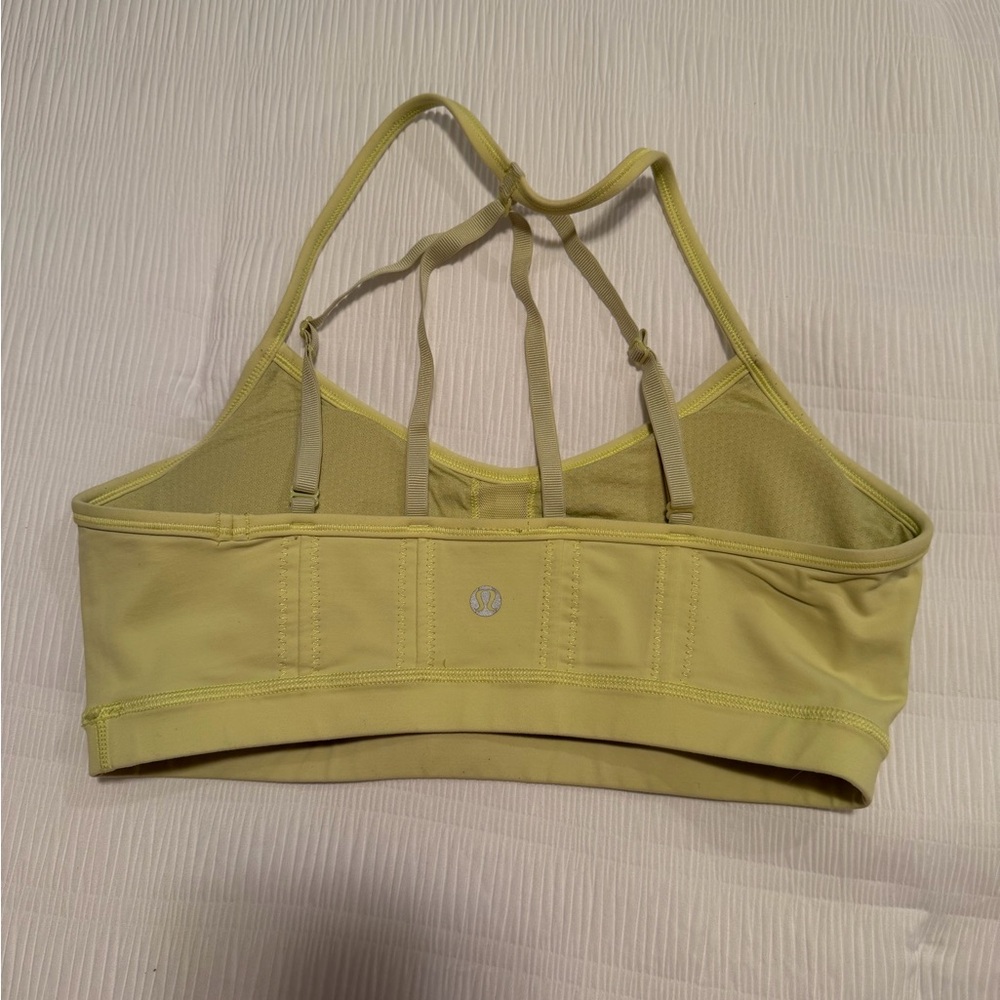 Women's Lululemon Yellow Sports Bra